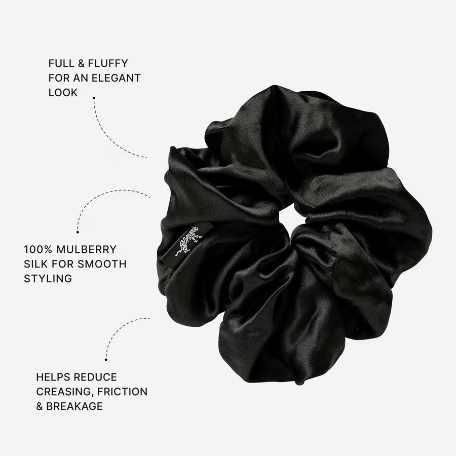 Organic Silk Moonlit Muse Scrunchie Set