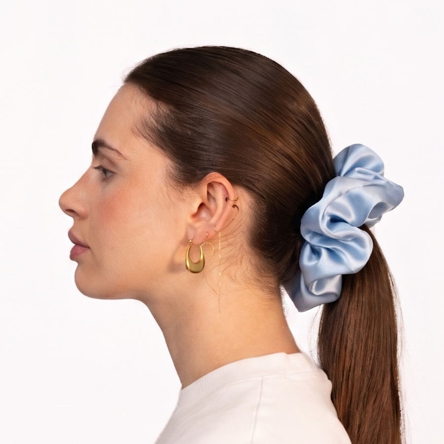 Organic Silk Pastel Dreams Scrunchie Set