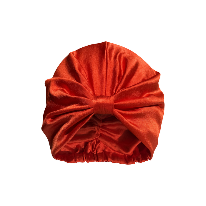 Gorro de seda orgánica para el cabello