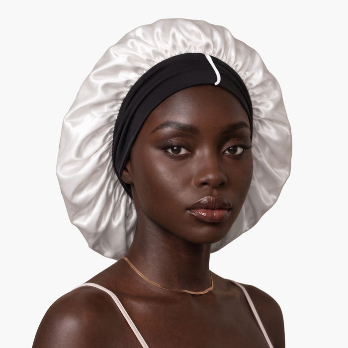 Gorro de seda orgánica para el cabello