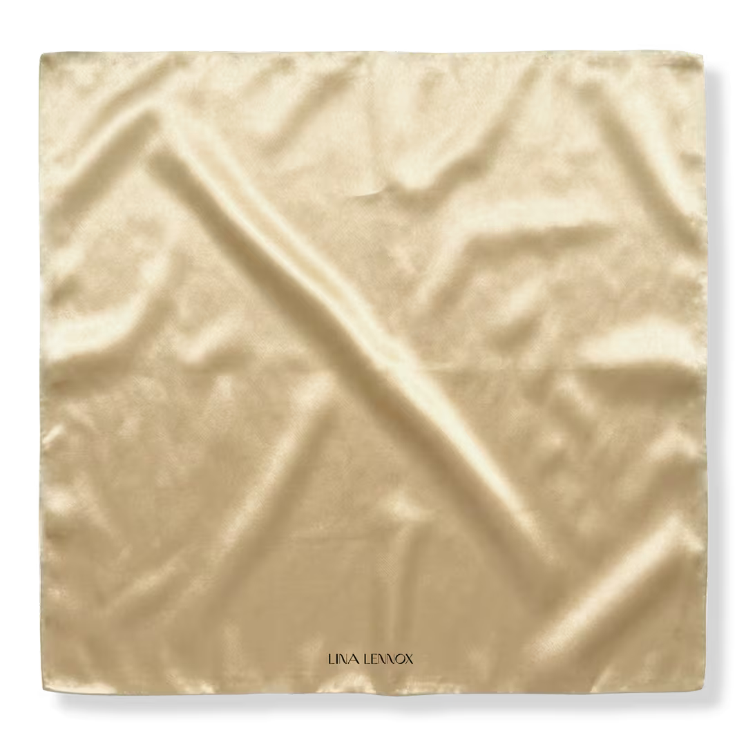 Organic Silk Champagne Scarf