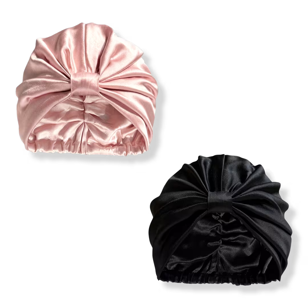 Bonnet en soie biologique pour cheveux