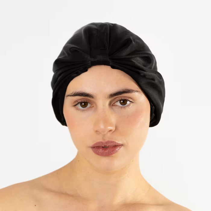 Gorro de seda orgánica para el cabello