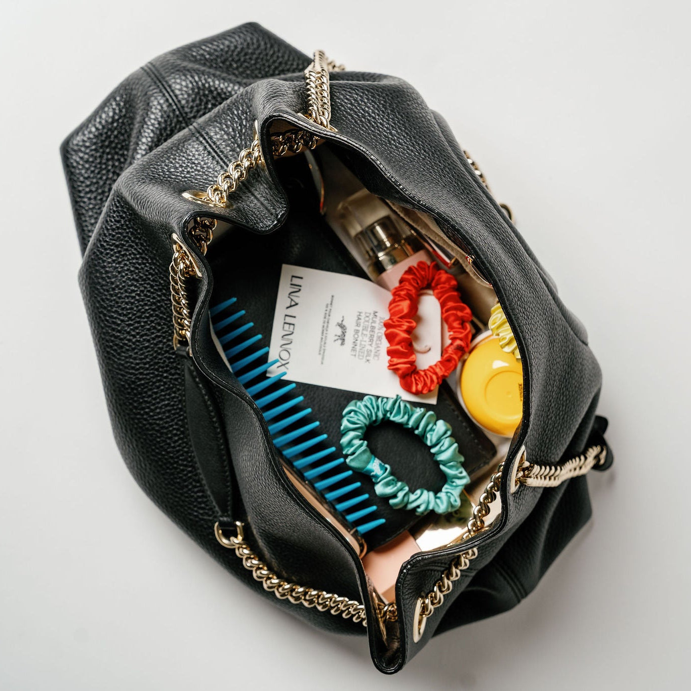 Organic Silk Small Scrunchie 3-Pack Jade Green