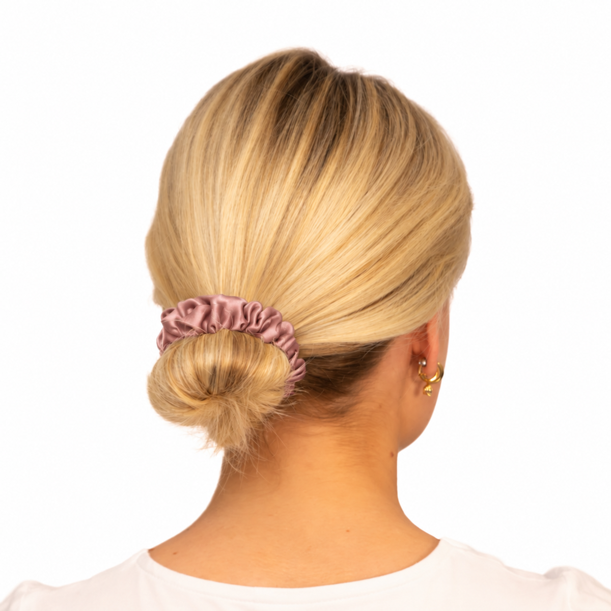 Organic Silk Small Dusty Pink