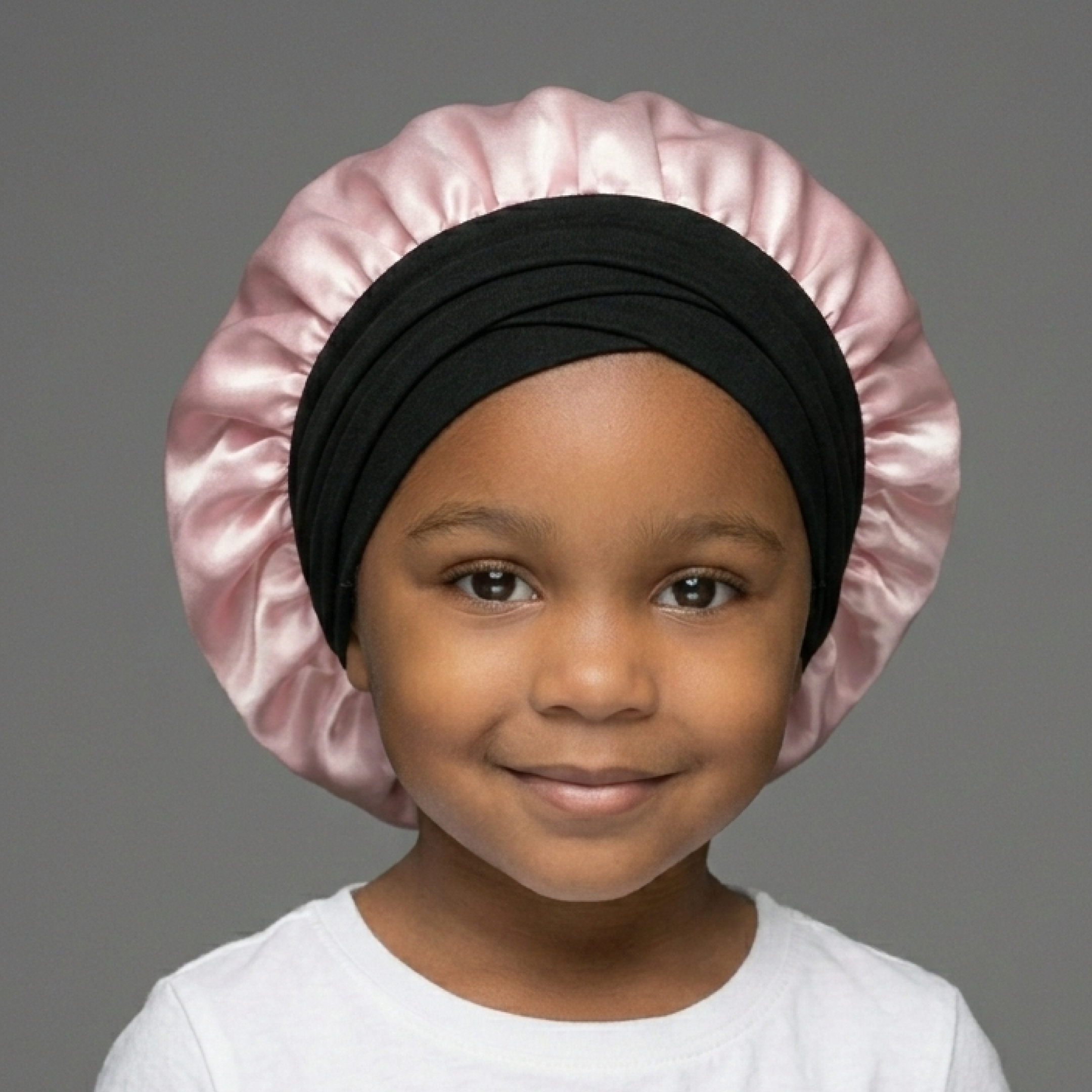Bonnet en soie biologique pour cheveux
