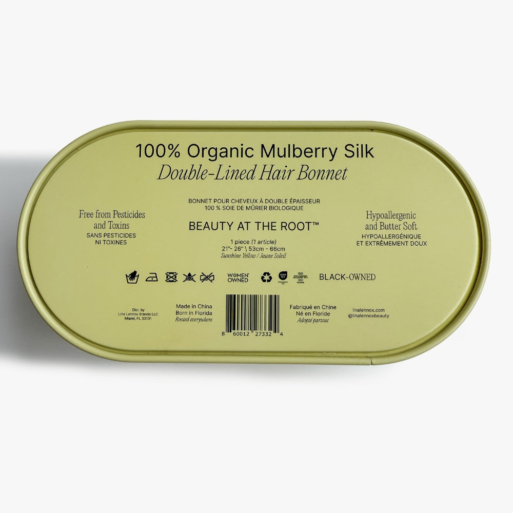 Organic Silk Hair Bonnet