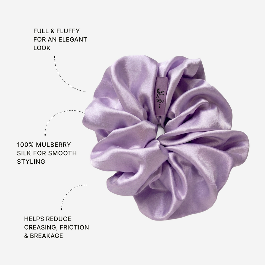 Organic Silk Pastel Dreams Scrunchie Set