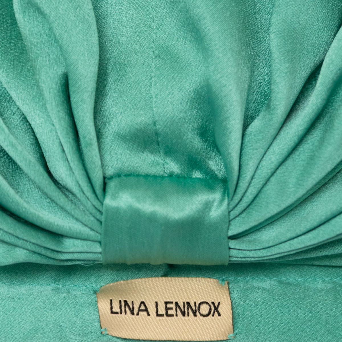 Organic Silk Hair Bonnet Jade Green