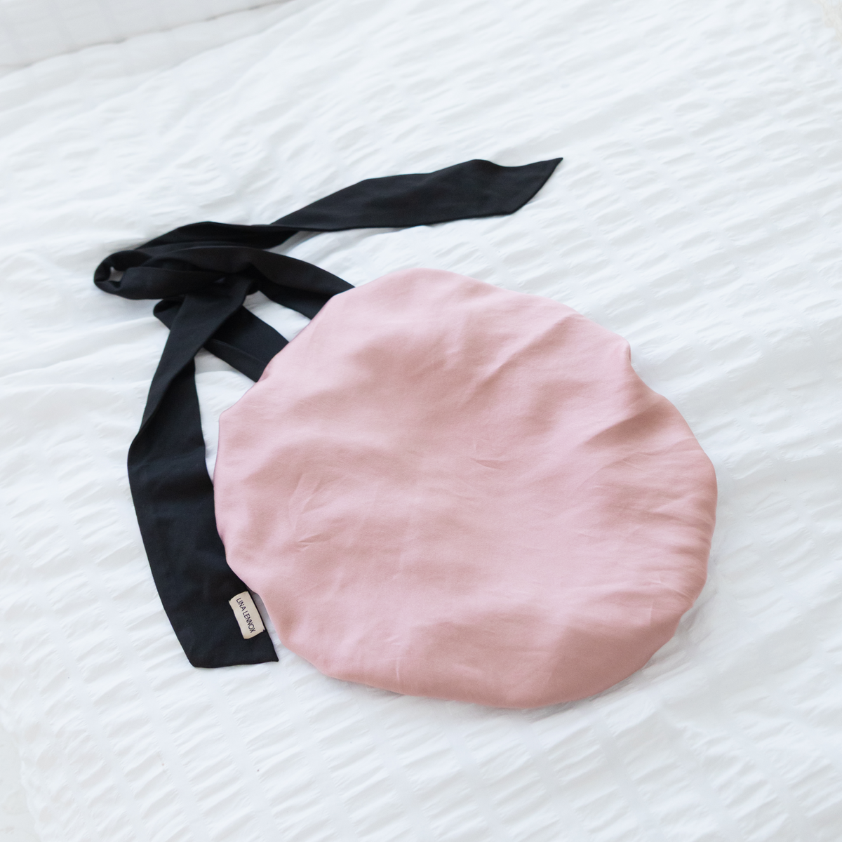 Organic Silk XS Hair Bonnet - Blush Pink